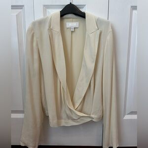 Anthropologie wrap blazer